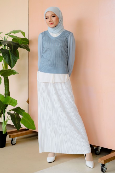 Sangria Skirt in White